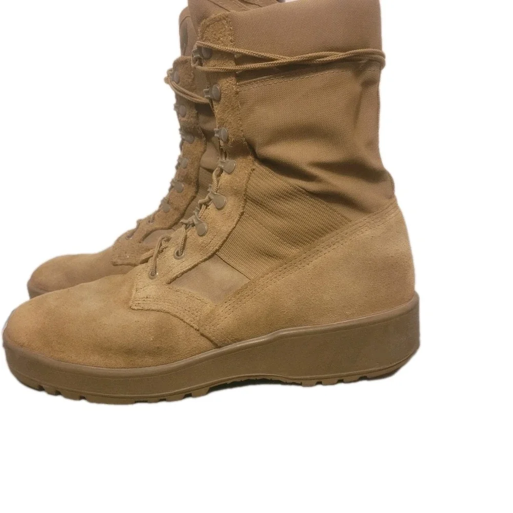 Hot Weather Coyote‎ Brown Military Boots 14 R Army Regulation Compliant